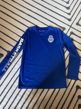 Under Armour Royal Blue HeatGear Long Sleeve Athletic Tee